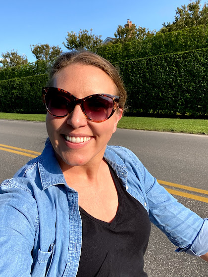 Weekend in The Hamptons: Girl riding bike