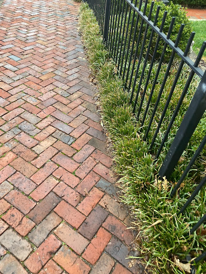 German Village brick sidewalk